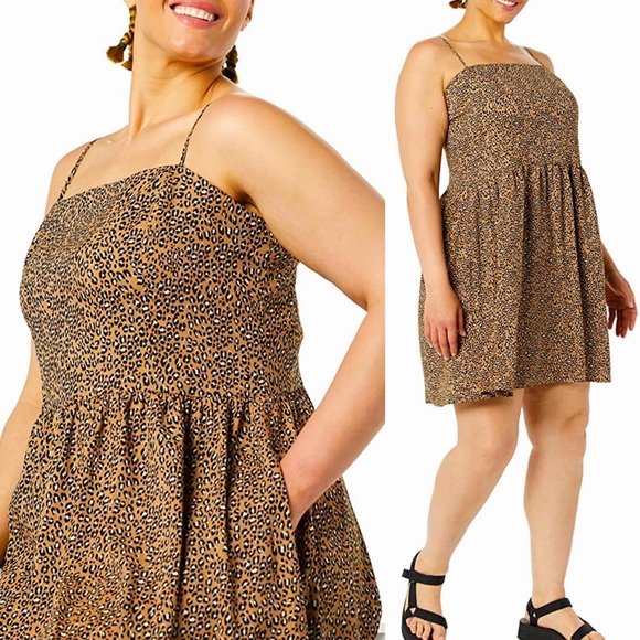 Simply Beautiful Georgette Smock-Back Cami Mini Dress NWT - Picture 2 of 14